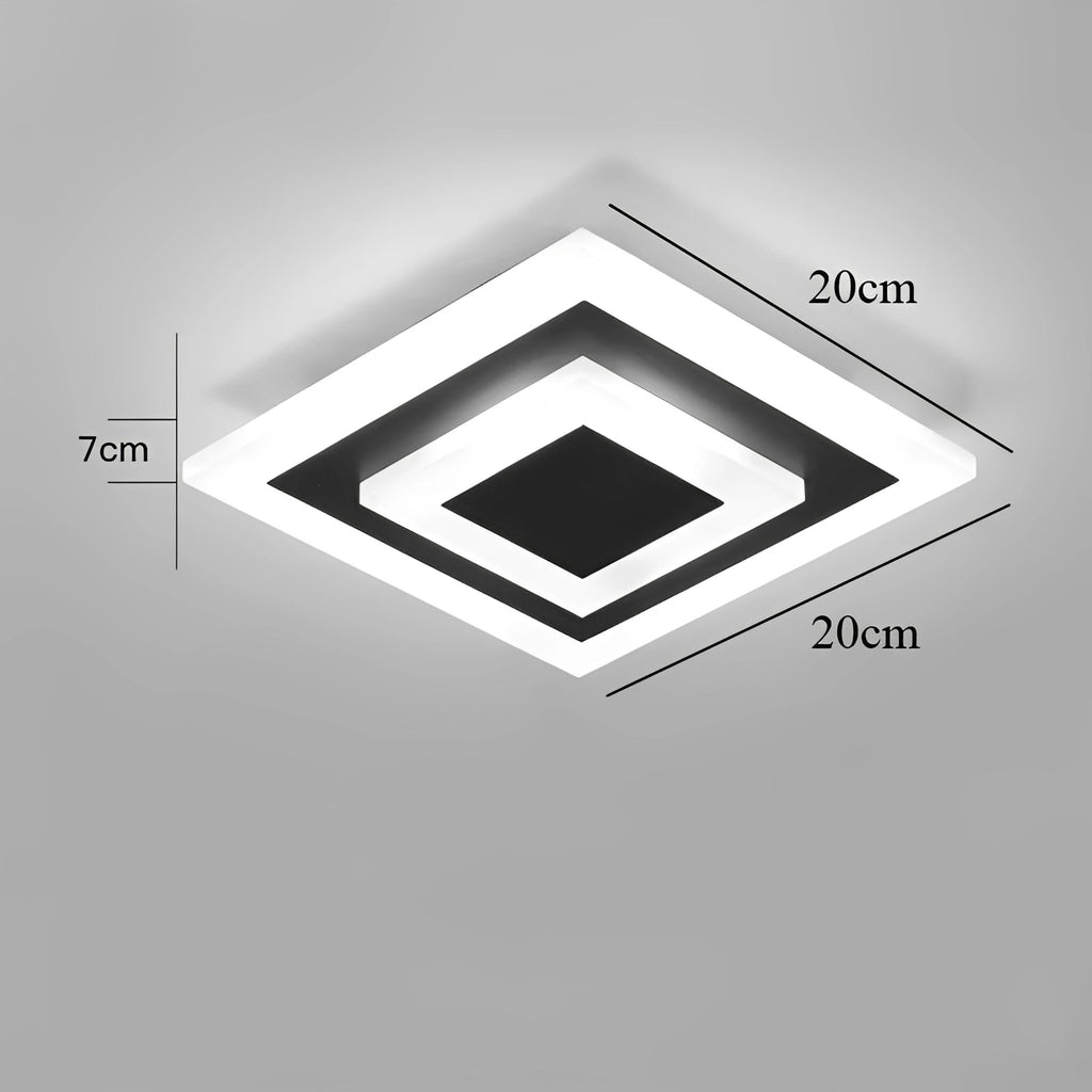 Plafonnier Carré LED Design