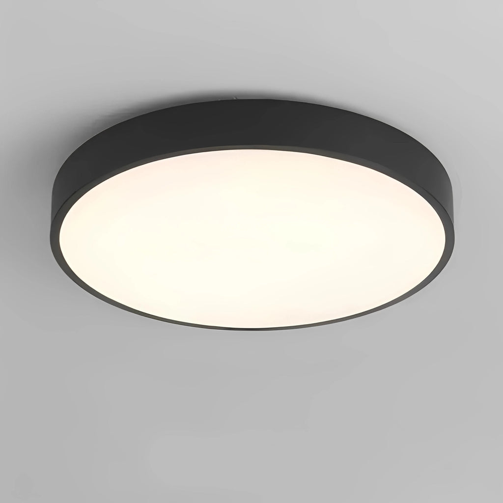 Plafonnier LED Simpliste Rond | Luminaire Plat et Minimaliste