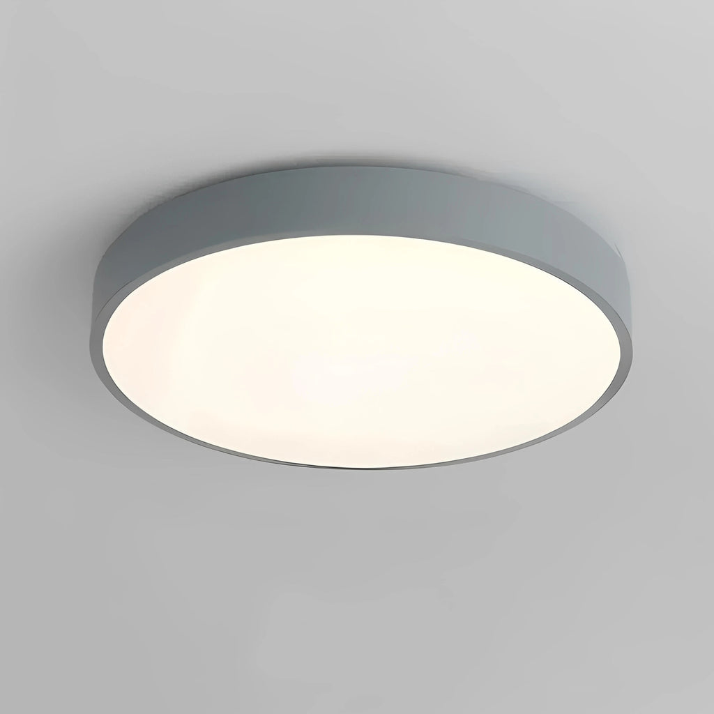 Plafonnier LED Simpliste Rond | Luminaire Plat et Minimaliste