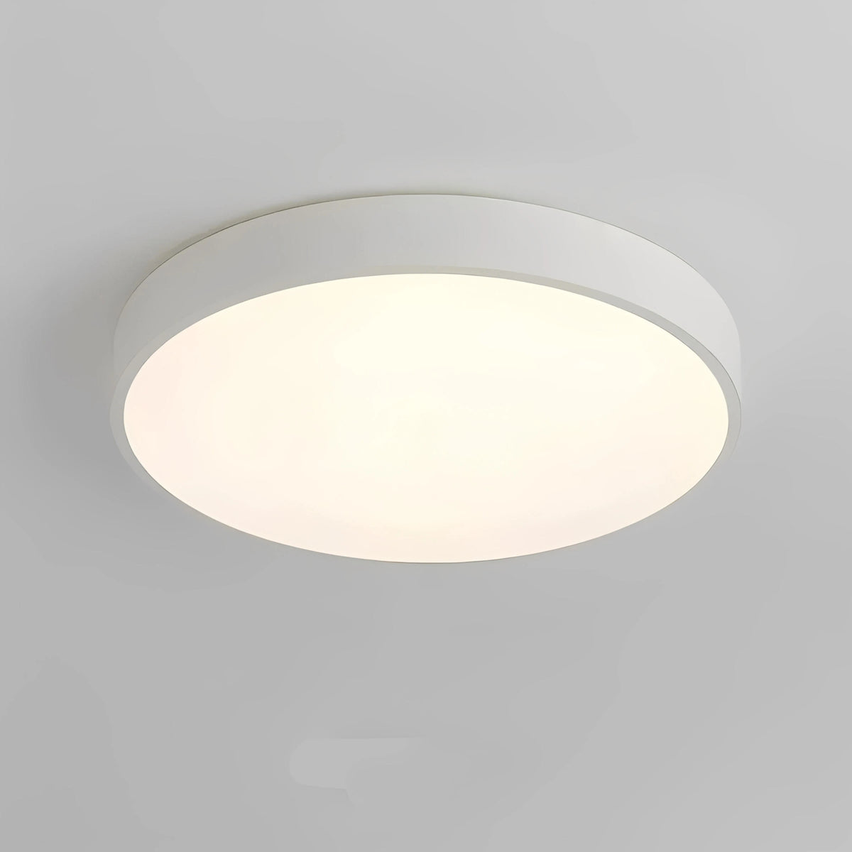 Plafonnier LED Simpliste Rond | Luminaire Plat et Minimaliste