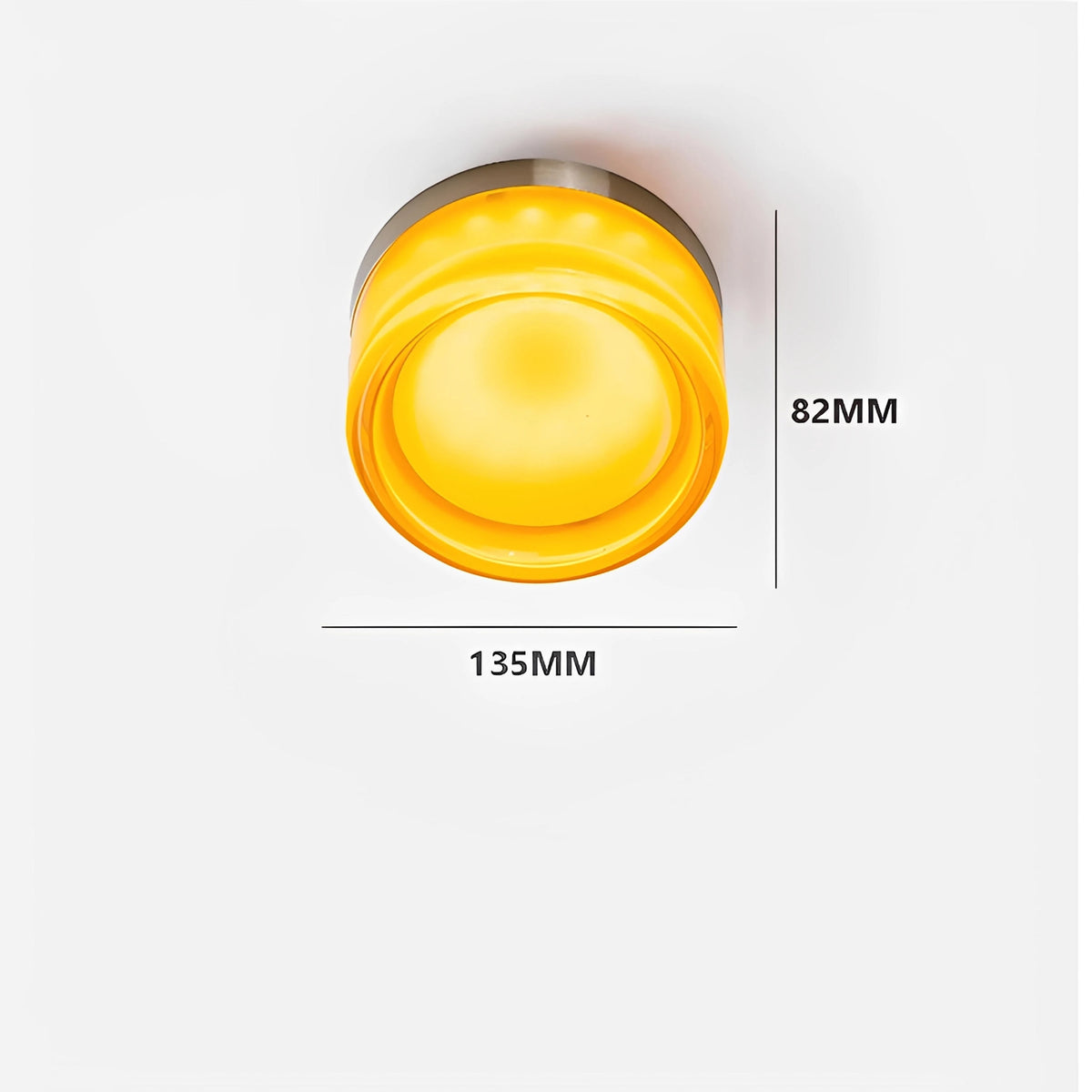 Plafonnier LED Minimaliste en Verre | Style Nordique Intérieur