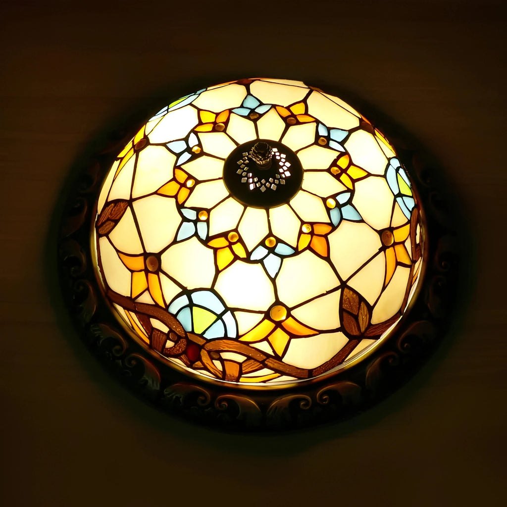 Plafonnier Vintage Style Art Déco pour Éclairage Intérieur