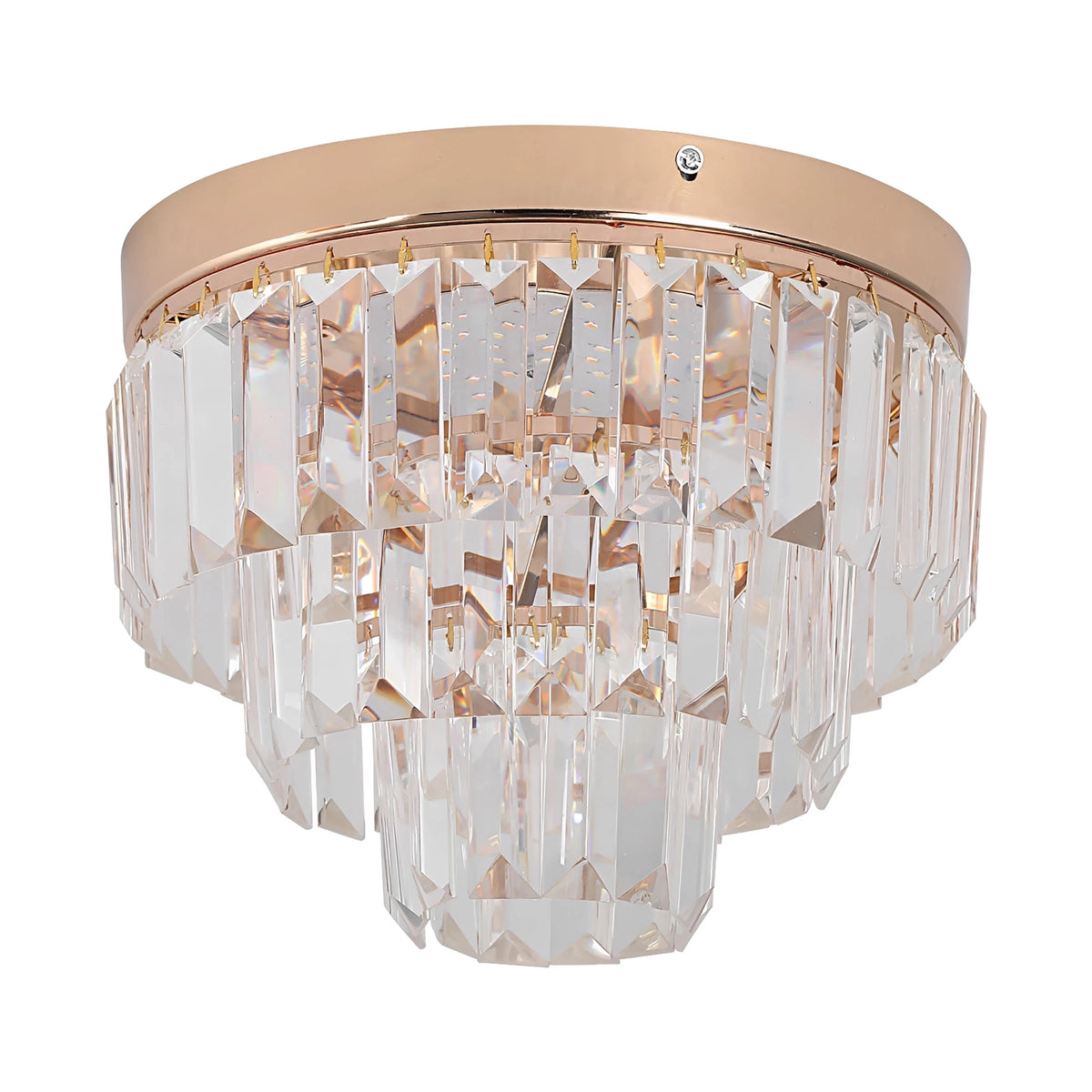 Plafonnier cristal K9 LED moderne