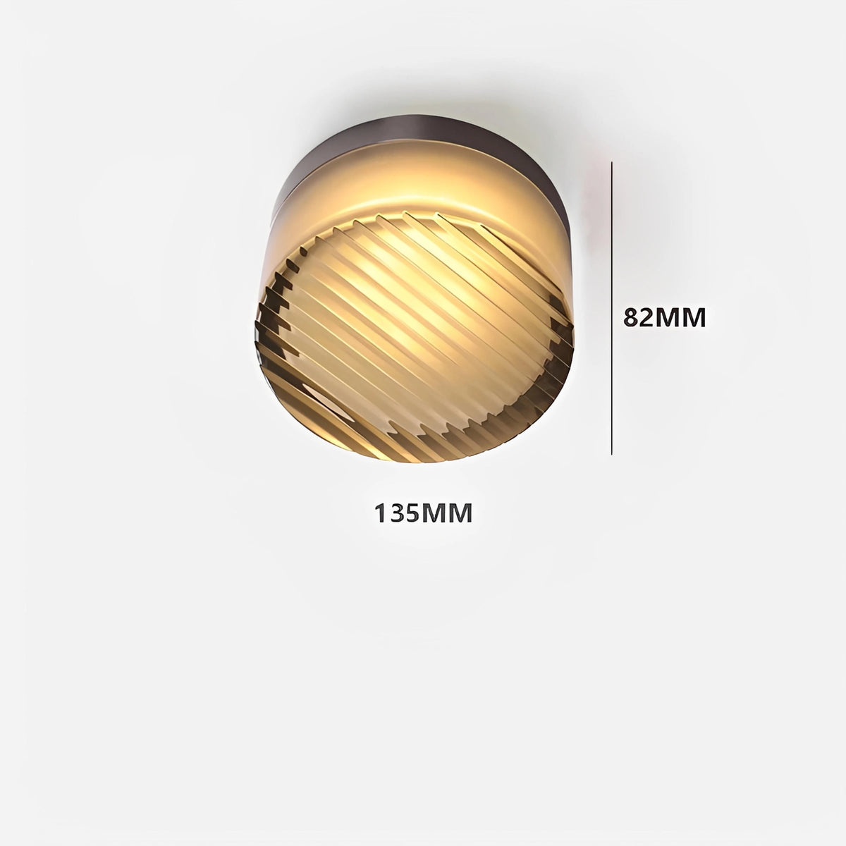 Plafonnier LED Minimaliste en Verre | Style Nordique Intérieur