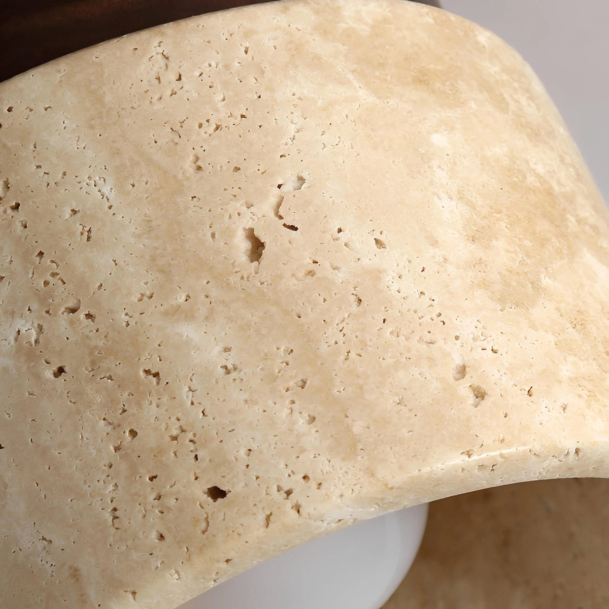 Plafonnier Wabi Sabi en Marbre Jaune